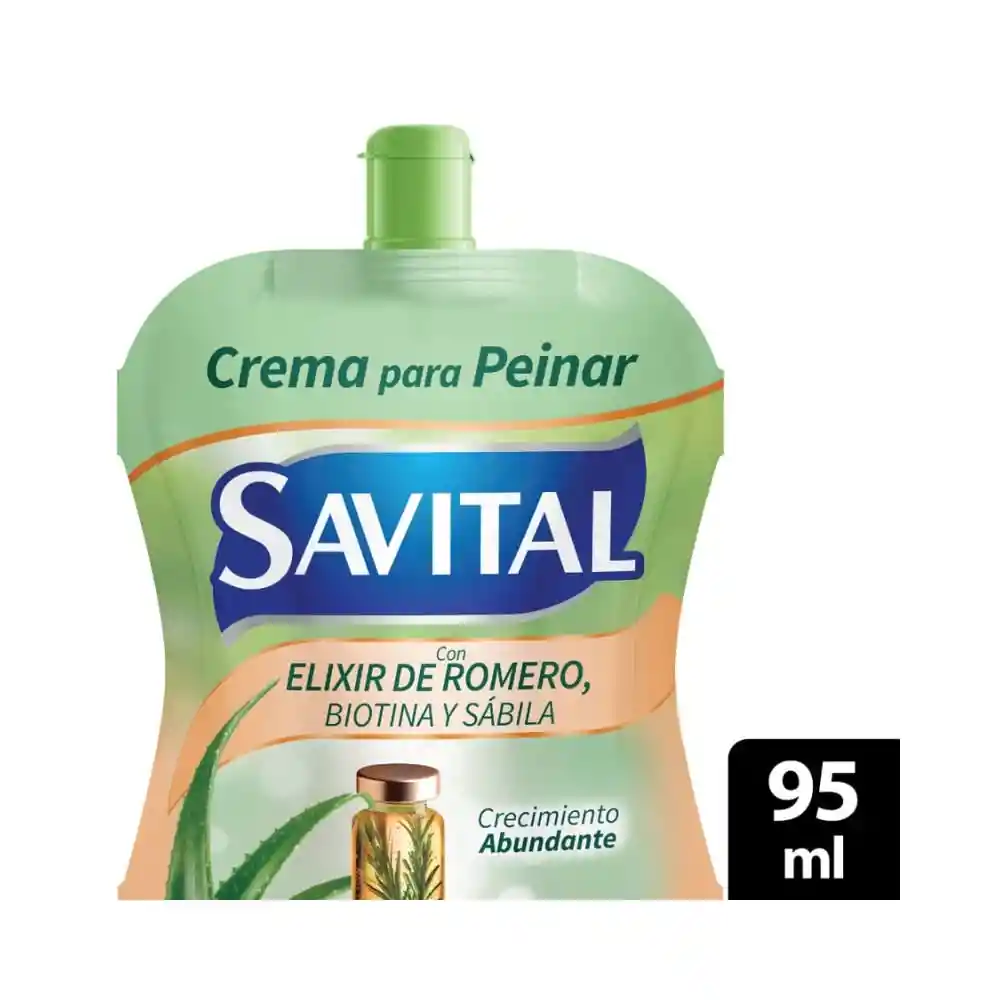 Crema de Peinar Savital Elixir de Romero Doypack