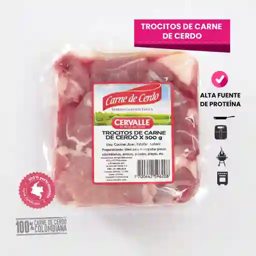 Cervalle Trocito de Carne de Cerdo