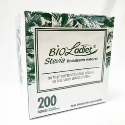 Ladiet Bio Stevia 200 Sobres X 0.66 G