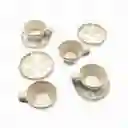 Set Pocillo y Plato Caona Ambiente Gourmet