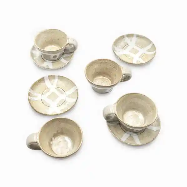 Set Pocillo y Plato Caona Ambiente Gourmet