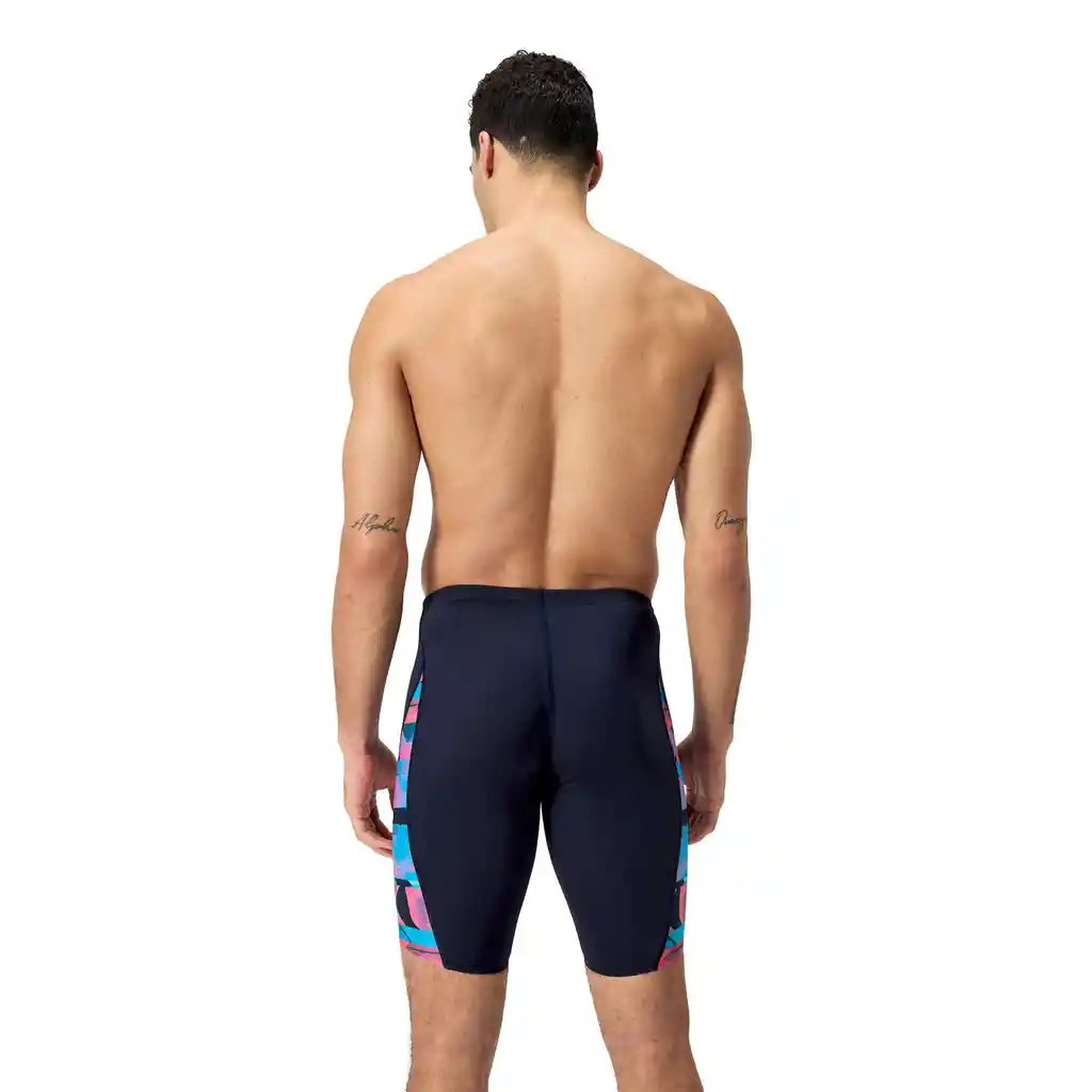 Pantaloneta de Baño Jammer Allover Digital V-cut Hombre Negro-30