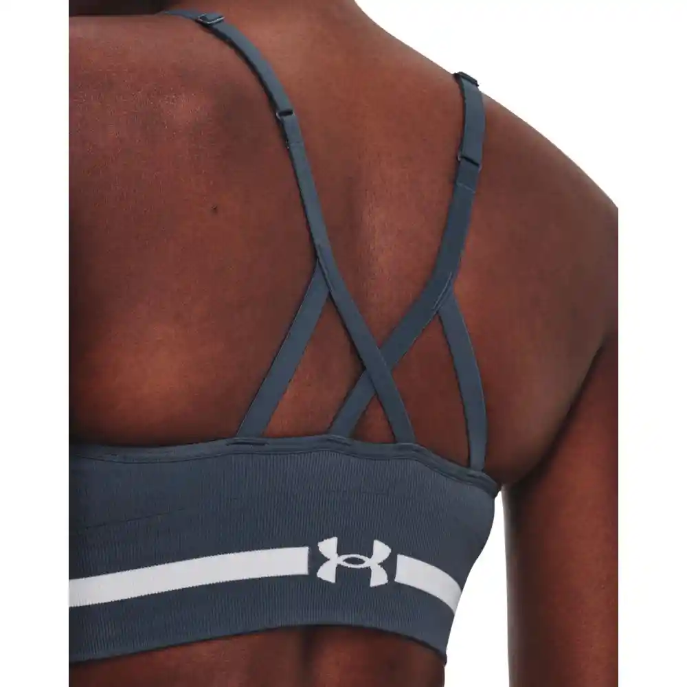 Ua Seamless Low Long Bra Talla Xl Camisetas Gris Para Mujer Marca Under Armour Ref: 1357719-044