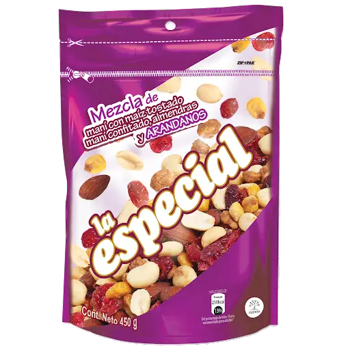 La Especial Mezcla de Snack con Arándanos
