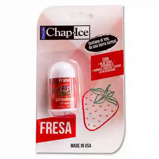 Chap Ice Protector Labial Mini Fresa