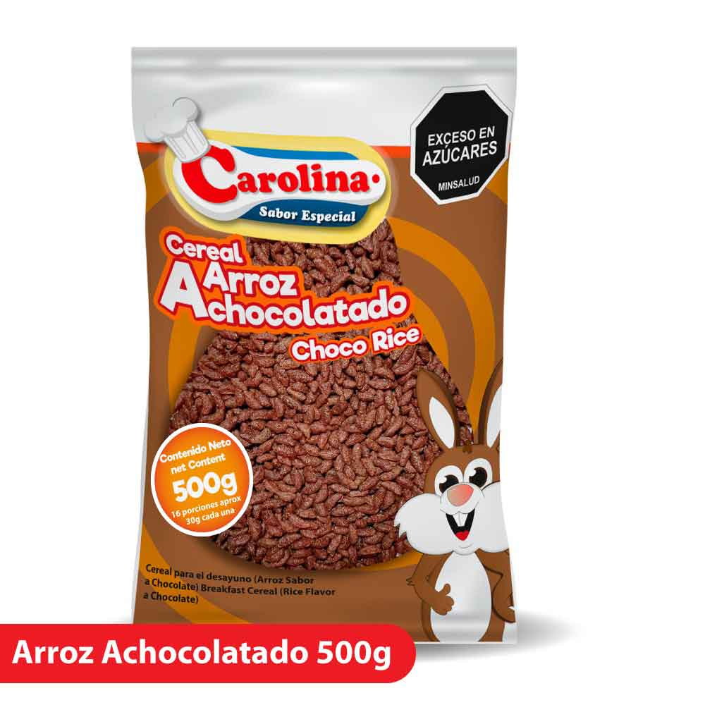 Carolina Cereal de Arroz Achocolatado 500 g