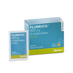 Fluimucil N-Acetilcisteína (600 mg)