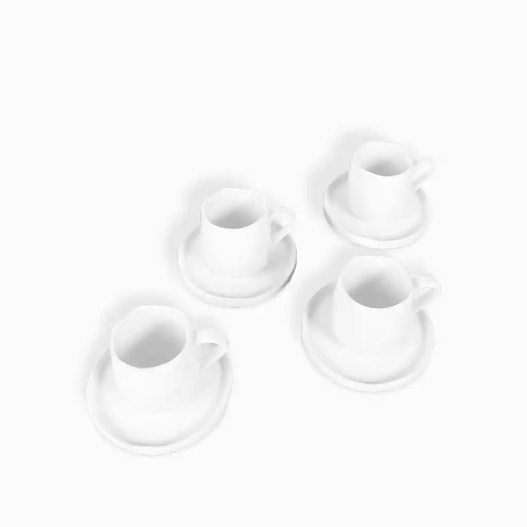 Set Pocillo y Plato Kioto Ambiente Gourmet