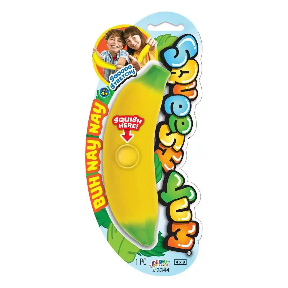 Boing Toys Juguete Ja-Ru Squeezy Banana