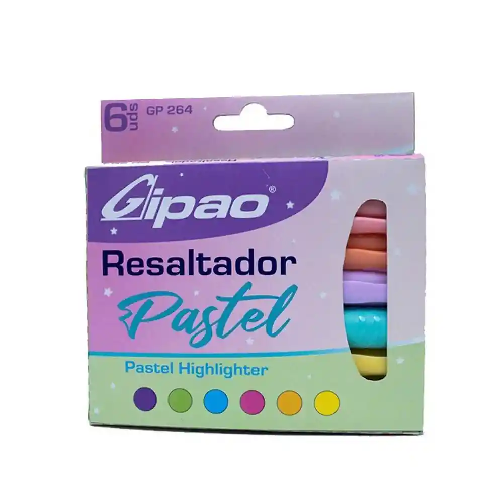 Resaltador Pastel X6 Gipao