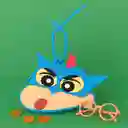 Monedero Shinnosuke Nohara Serie Crayon Sinchan Azul Miniso