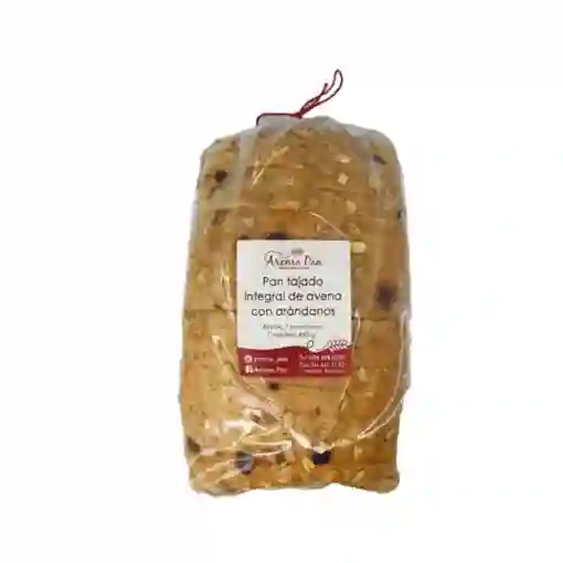 Pan Tajado de Avena Con Arándanos - Aroma Pan