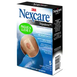Nexcare Apósito Tegaderm Protector Transparente 6 X 7 Cm 