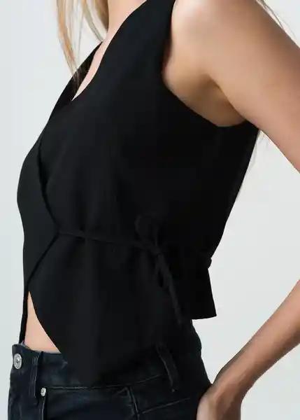 Camisa Alana Mujer Negro Puro Ultraoscuro T S 012G358 Naf Naf