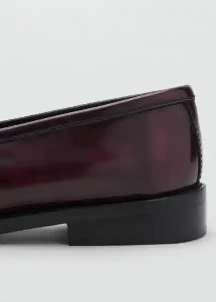 Zapatos Luisa Burdeos Talla 38 Mujer Mango