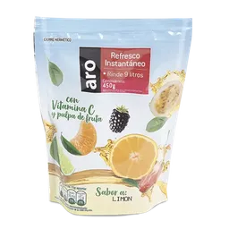 Aro Refresco Polvo Limón Rinde 9 L