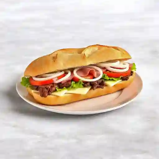 Sandwiche De Pollo & Lomito