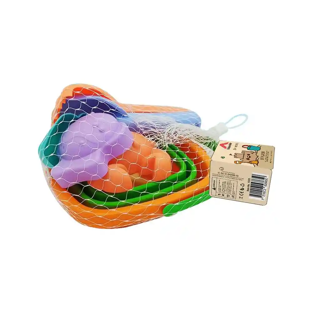 Set Playero Con Moldes Balde Verde Finlandek Kids