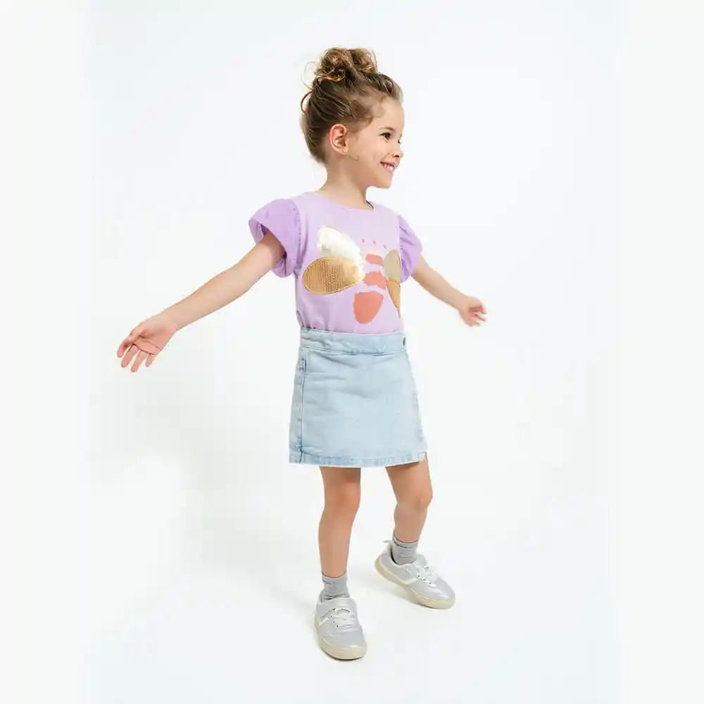 Camiseta Manga Corta Algodón Bebita Nixe Baby Fresh