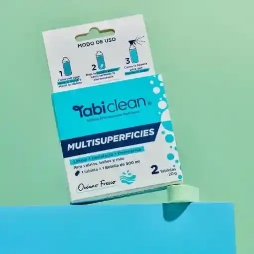 Repuesto Multisuperficies + Efervescente Concentrado - Tabi Clean X 10 G
