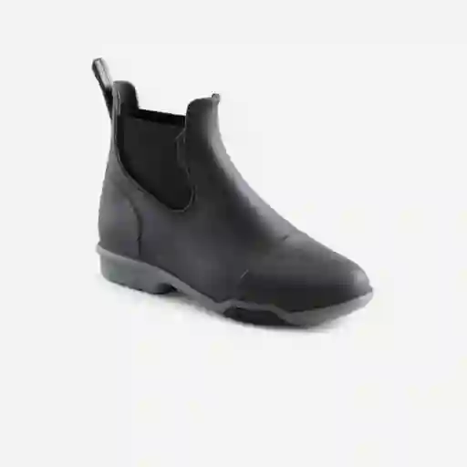 Botines De Equitación Para Niños Talla 29 Fouganza 100 - Negro