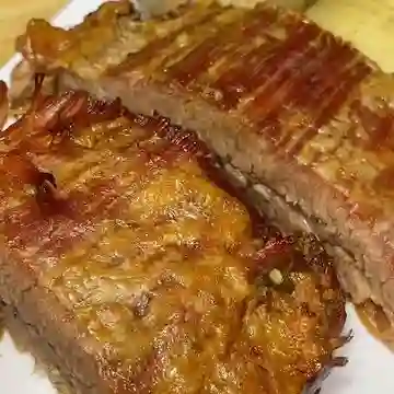 Sobrebarriga al horno - sudada