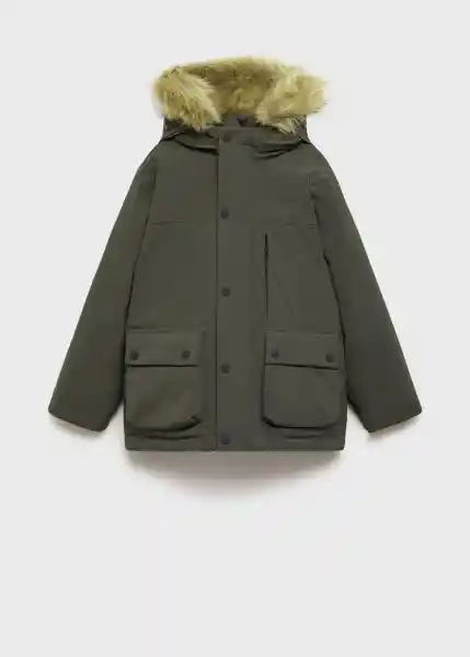 Abrigo Anorak Néstor Musgo Talla 10 Niños Mango