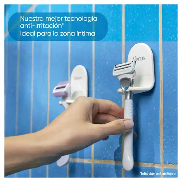 Repuesto Cuchilla Afeitar Mujer Gillette Venus Área Íntima 4 Und