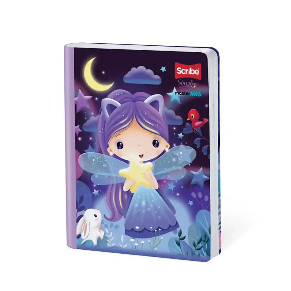 Cuaderno Starglow Master Mas Cuadriculado 100 Hojas Cosido Scribe