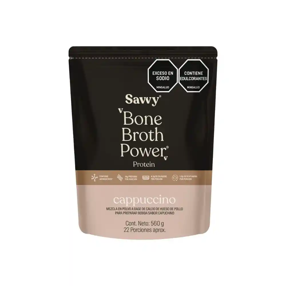 Savvy Bone Broth Cappuccino Doypack