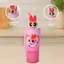 Vaso de Acero Serie Chicas Súper Poderosas Rosa 900 mL Miniso