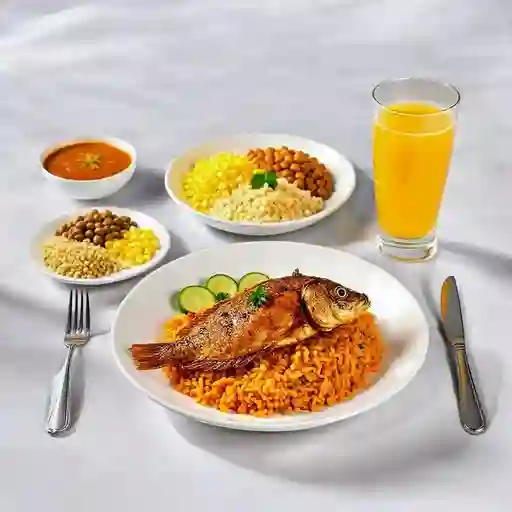 Mojarra a la criolla o frita