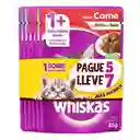 Whiskas Alimento Húmedo para Gato Surtido Lleve 7 1+ Años