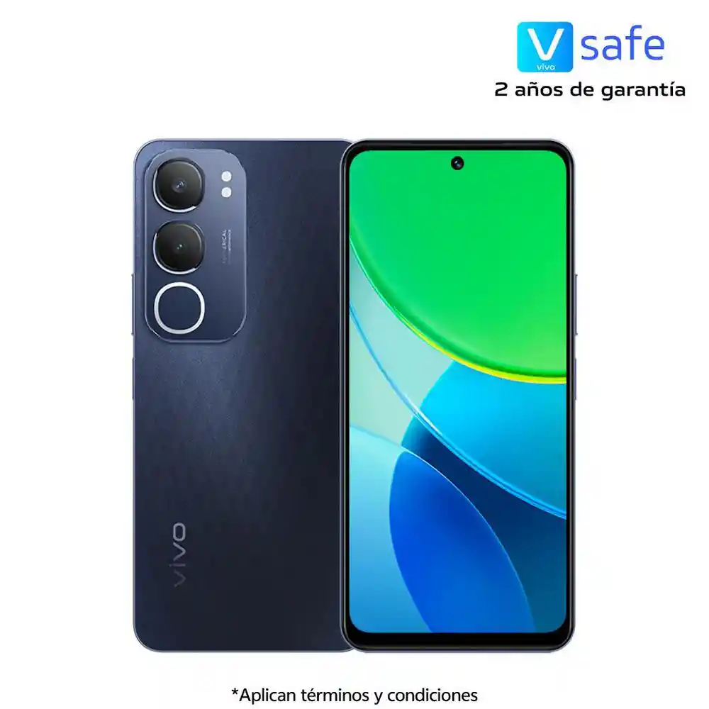 Celular. Vivo Y19s 256 Gb 256 Gb 6 Gb Ram Negro Funda Protectora Cable Tipo C Adaptador