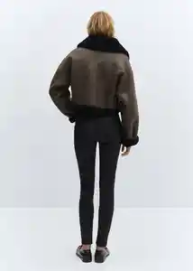 Jean Pushup Negro Talla 32 Mujer Mango