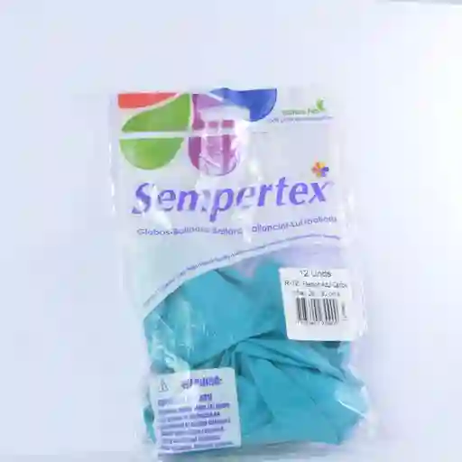 Sempertex Globos Fashion R-12 Azul Caribe