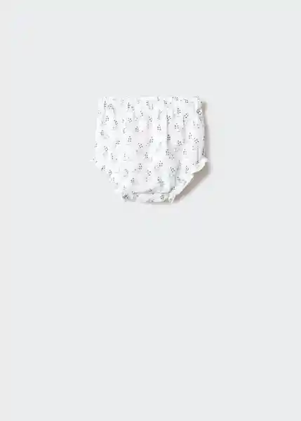 Short Dalia Off White Talla 63 Niños Mango