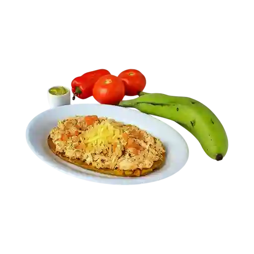 Patacón con Pollo
