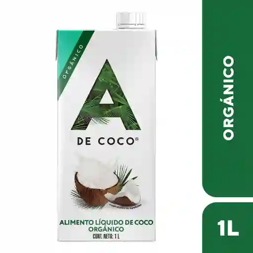 A De Coco Alimento Líquido de Coco Orgánico 