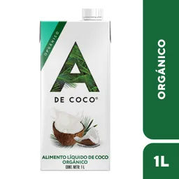A De Coco Alimento Líquido de Coco Orgánico 