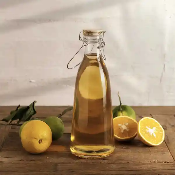 Botella Tapa Madera 1000 mL Ambiente Gourmet