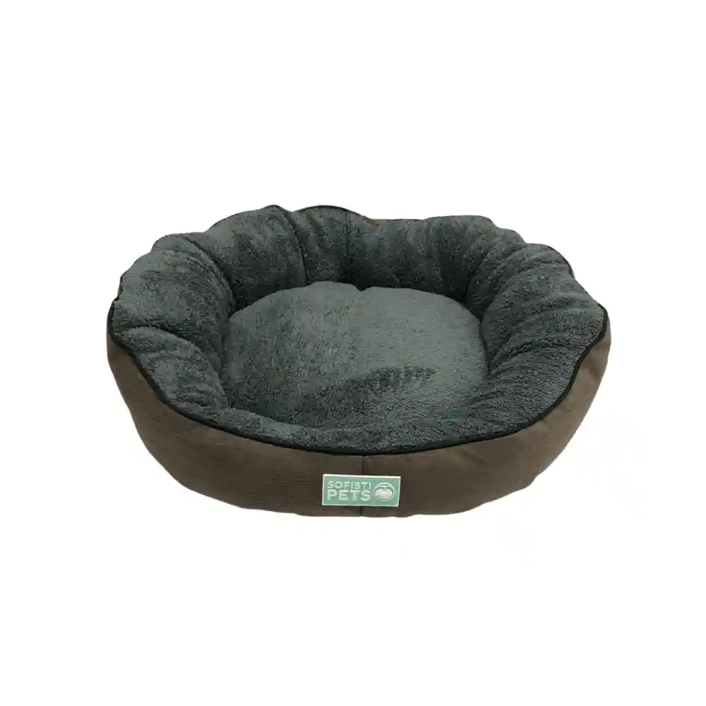 Cama Para Mascotas Sofistipets Mediana Redonda Café