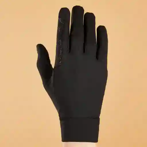 Guantes de Equitación Para Niños - Fouganza100 Negro