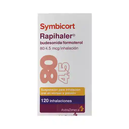 Symbicort Rapihaler Suspensión (80 mcg / 4.5 mcg)