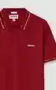 Camiseta Polo Hombre Rojo Talla L 802G082_ROJ191650 Americanino