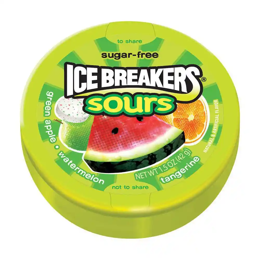 Ice Breakers Dulces Ácidos Sabor a Frutas