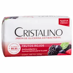 Cristalino Jabonfrutos Rojos X125 G