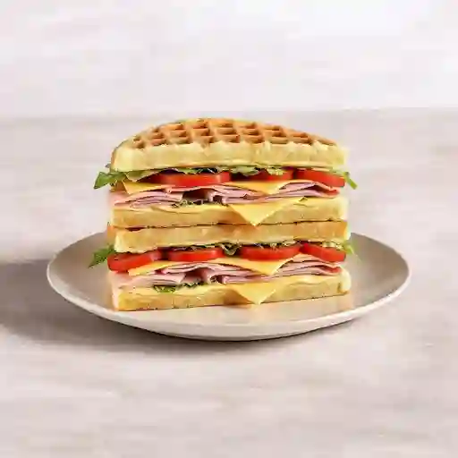 Sandwich jamon y queso