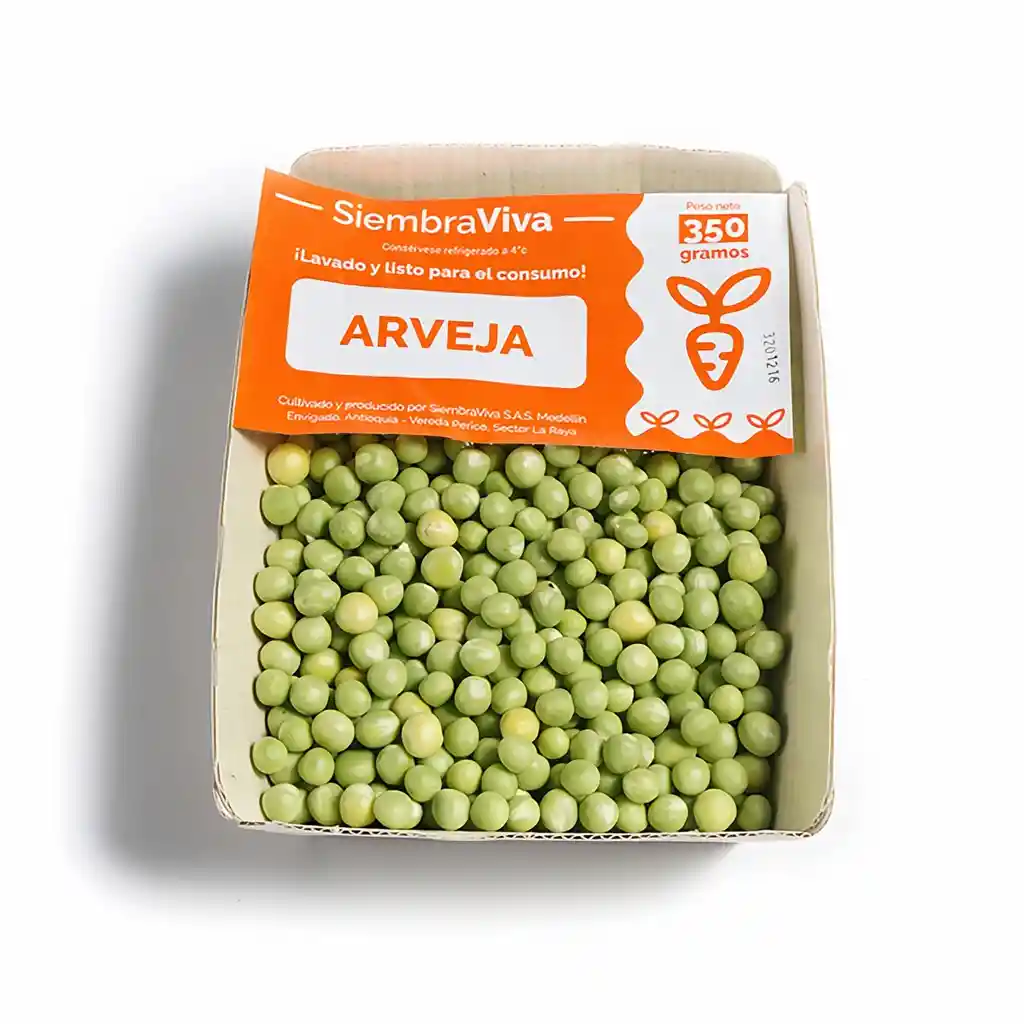 Arveja Siembraviva Orgánica Desgranada
