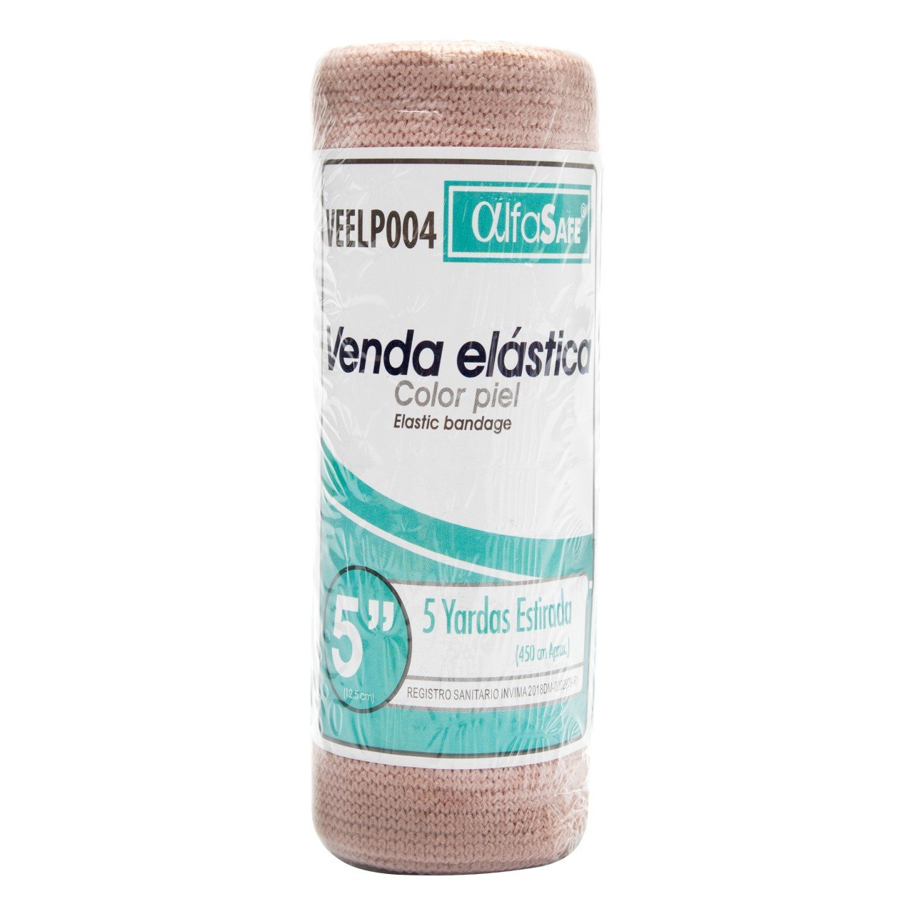 Venda Elástica Piel 6″x 5 yardas rollo x 1